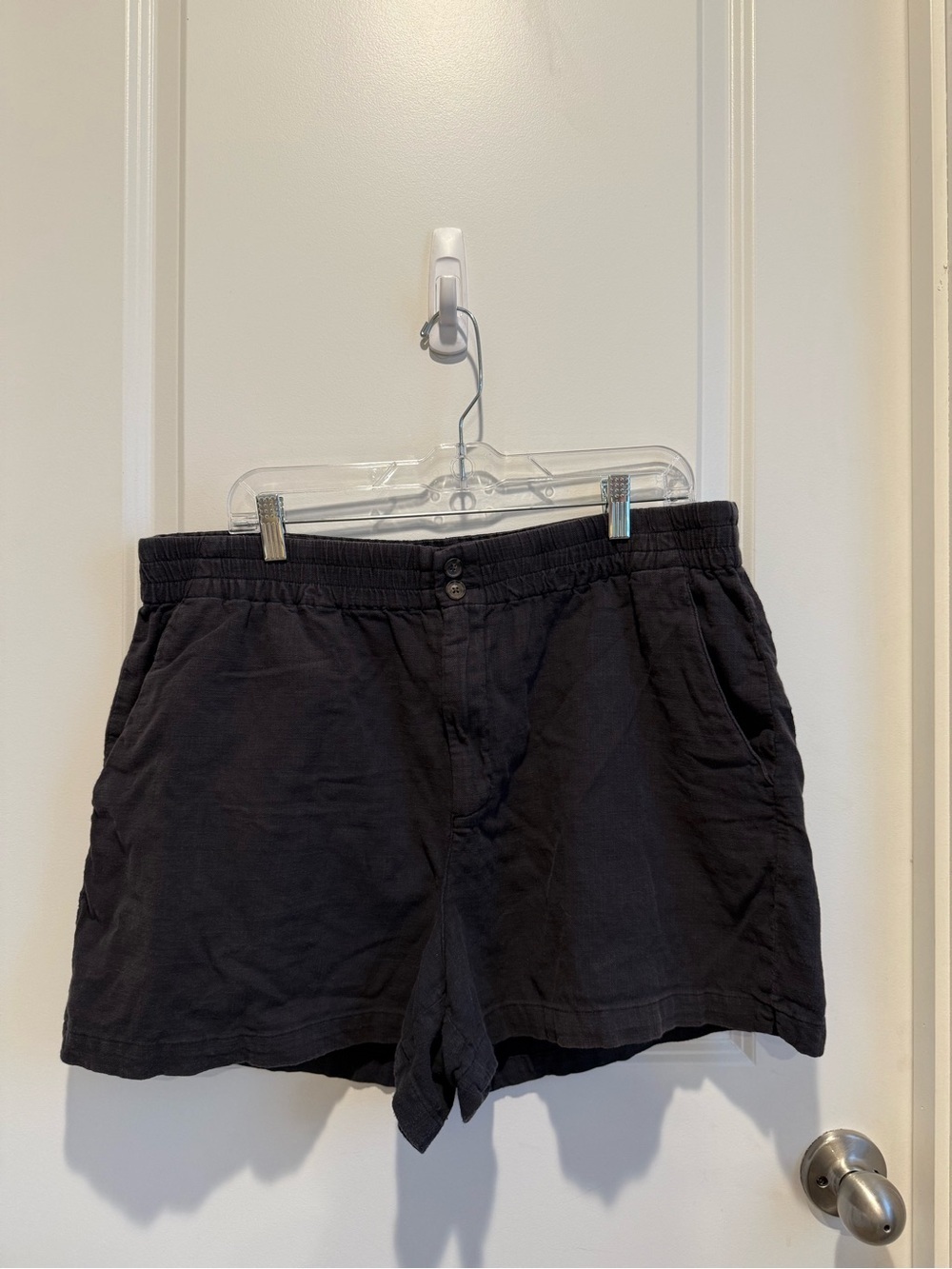 Marine Layer Black Pull On Shorts Elastic Waist Casual Beach XL